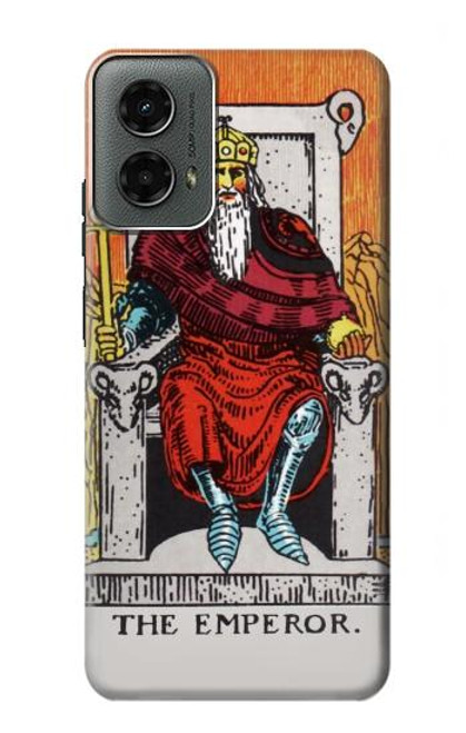 W2808 Tarot Card The Emperor Hard Case and Leather Flip Case For Motorola Moto G 5G (2024)