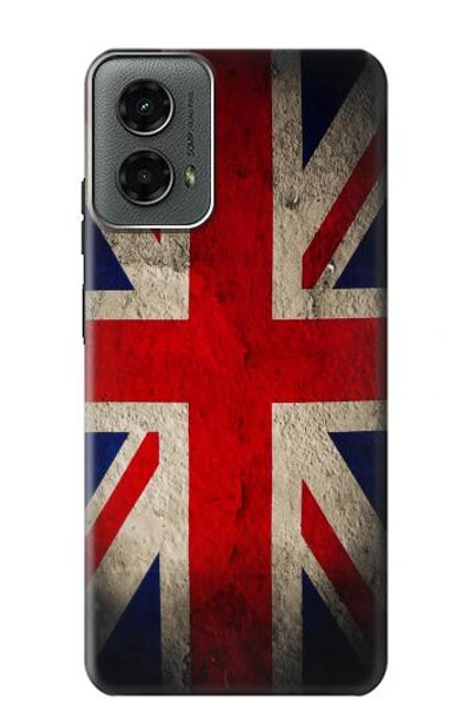 W2894 Vintage British Flag Hard Case and Leather Flip Case For Motorola Moto G 5G (2024)