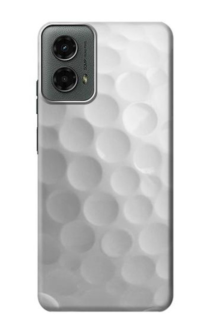 W2960 White Golf Ball Hard Case and Leather Flip Case For Motorola Moto G 5G (2024)