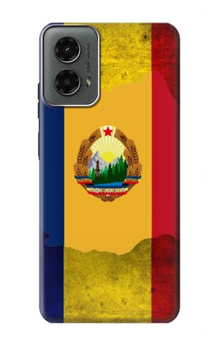 W3021 Romania Flag Hard Case and Leather Flip Case For Motorola Moto G 5G (2024)