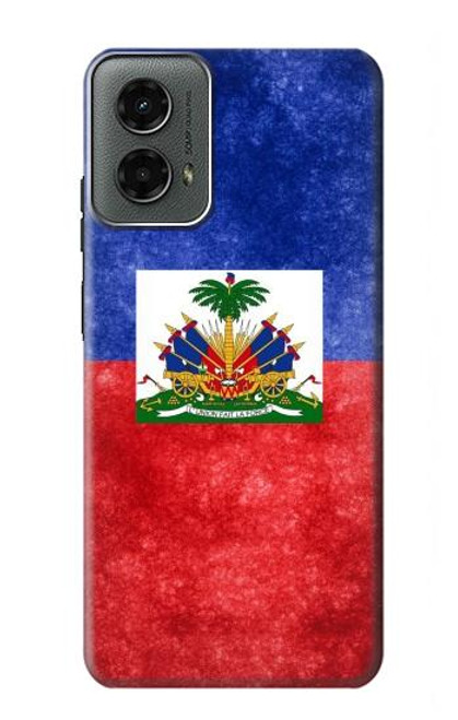 W3022 Haiti Flag Hard Case and Leather Flip Case For Motorola Moto G 5G (2024)