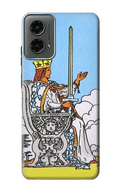 W3068 Tarot Card Queen of Swords Hard Case and Leather Flip Case For Motorola Moto G 5G (2024)