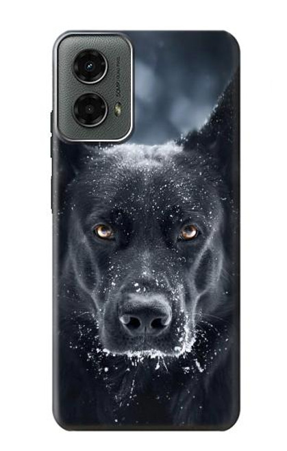 W3168 German Shepherd Black Dog Hard Case and Leather Flip Case For Motorola Moto G 5G (2024)