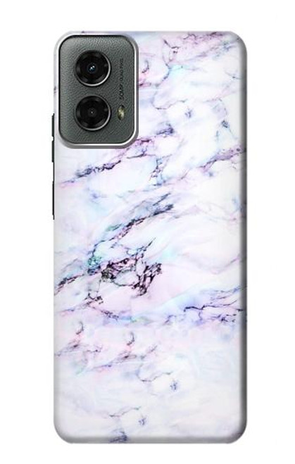 W3215 Seamless Pink Marble Hard Case and Leather Flip Case For Motorola Moto G 5G (2024)