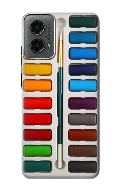 W3243 Watercolor Paint Set Hard Case and Leather Flip Case For Motorola Moto G 5G (2024)