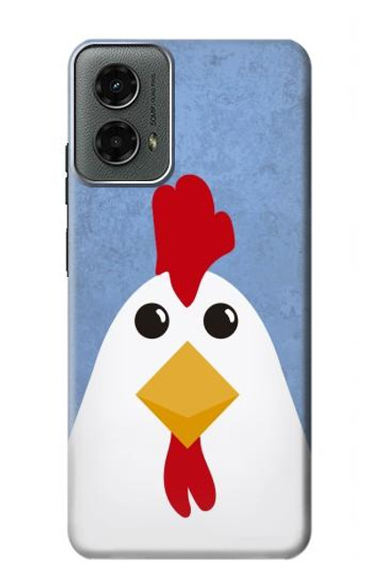 W3254 Chicken Cartoon Hard Case and Leather Flip Case For Motorola Moto G 5G (2024)