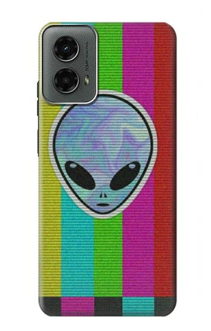 W3437 Alien No Signal Hard Case and Leather Flip Case For Motorola Moto G 5G (2024)