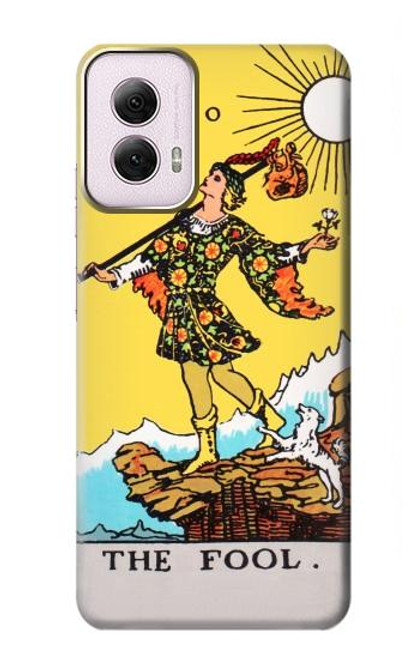 W2810 Tarot Card The Fool Hard Case and Leather Flip Case For Motorola Moto G Power 5G (2024)