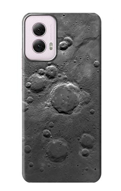 W2946 Moon Surface Hard Case and Leather Flip Case For Motorola Moto G Power 5G (2024)