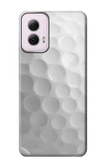 W2960 White Golf Ball Hard Case and Leather Flip Case For Motorola Moto G Power 5G (2024)