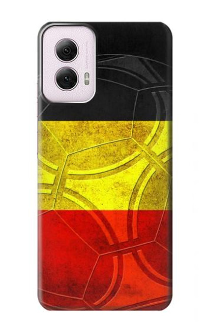 W2965 Belgium Football Soccer Hard Case and Leather Flip Case For Motorola Moto G Power 5G (2024)