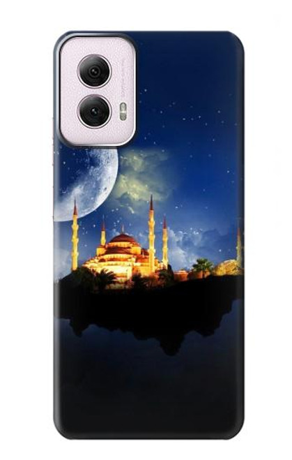 W3506 Islamic Ramadan Hard Case and Leather Flip Case For Motorola Moto G Power 5G (2024)