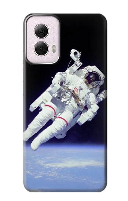 W3616 Astronaut Hard Case and Leather Flip Case For Motorola Moto G Power 5G (2024)