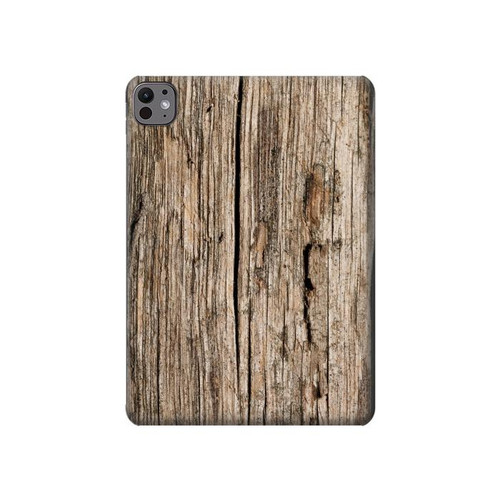 W0600 Wood Graphic Printed Tablet Hard Case For iPad Pro 11 (2024)