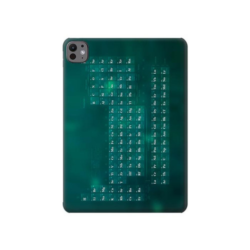 W0846 Chemistry Periodic Table Tablet Hard Case For iPad Pro 11 (2024)