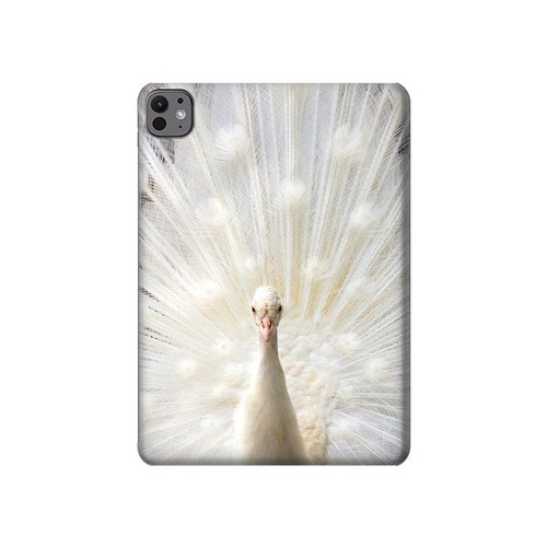 W1980 White Peacock Tablet Hard Case For iPad Pro 11 (2024)