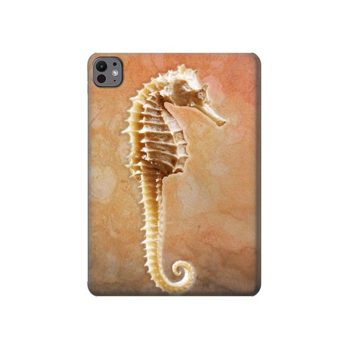 W2674 Seahorse Skeleton Fossil Tablet Hard Case For iPad Pro 11 (2024)