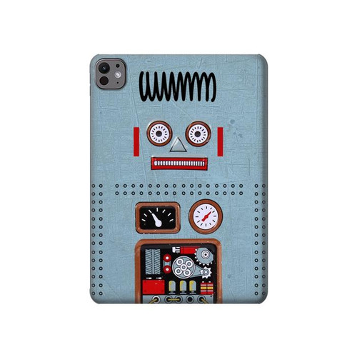 W3040 Retro Robot Toy Tablet Hard Case For iPad Pro 11 (2024)