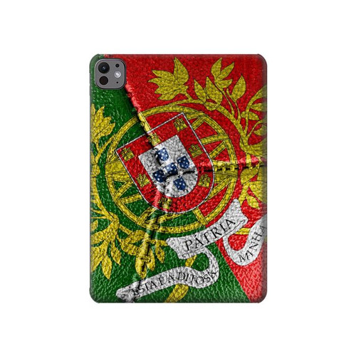 W3300 Portugal Flag Vintage Football Graphic Tablet Hard Case For iPad Pro 11 (2024)