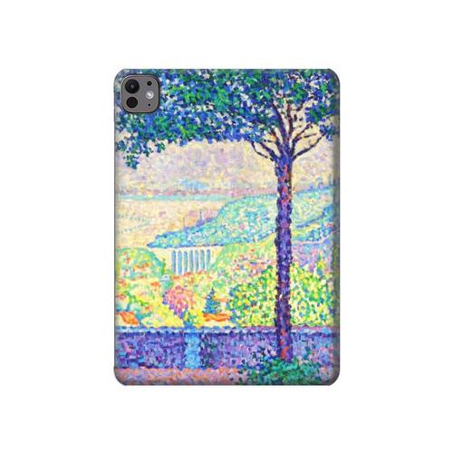 W3349 Paul Signac Terrace of Meudon Tablet Hard Case For iPad Pro 11 (2024)