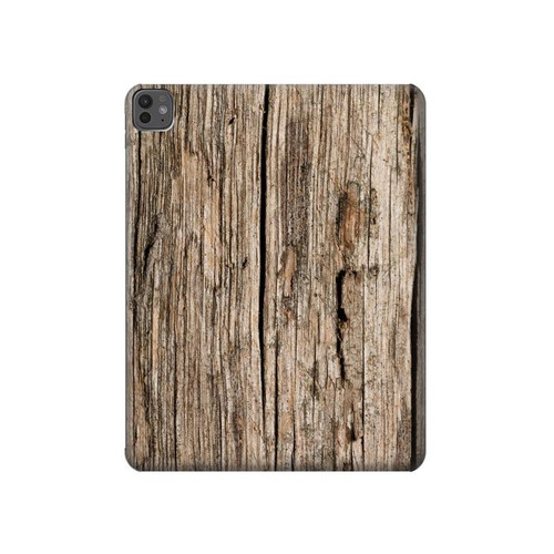 W0600 Wood Graphic Printed Tablet Hard Case For iPad Pro 13 (2024)