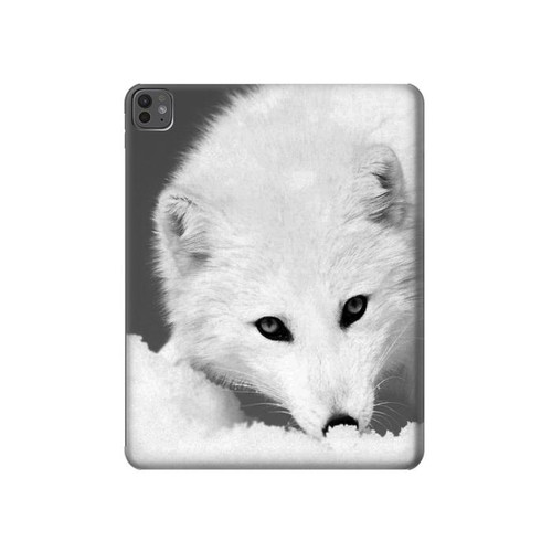 W2569 White Arctic Fox Tablet Hard Case For iPad Pro 13 (2024)