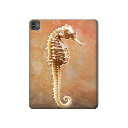 W2674 Seahorse Skeleton Fossil Tablet Hard Case For iPad Pro 13 (2024)