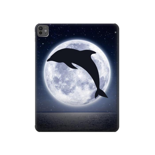 W3510 Dolphin Moon Night Tablet Hard Case For iPad Pro 13 (2024)