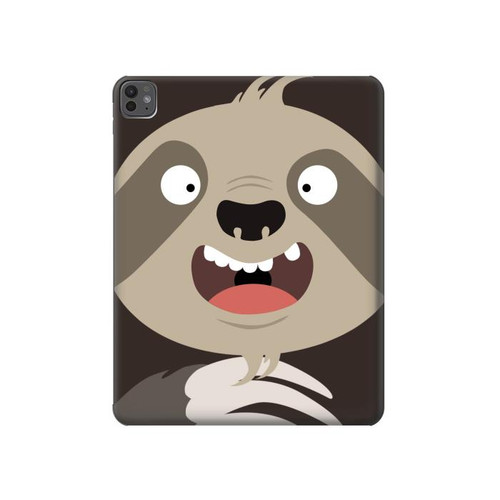 W3855 Sloth Face Cartoon Tablet Hard Case For iPad Pro 13 (2024)