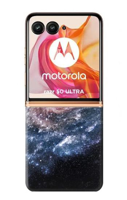 W3192 Milky Way Galaxy Hard Case and Leather Flip Case For Motorola Razr 50 Ultra