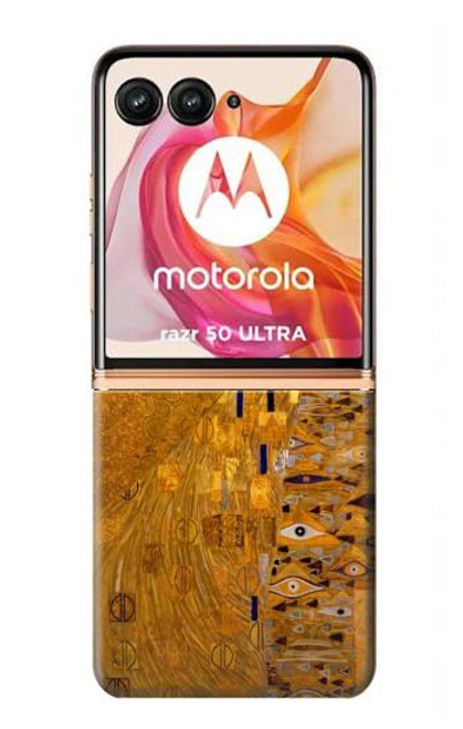 W3332 Gustav Klimt Adele Bloch Bauer Hard Case and Leather Flip Case For Motorola Razr 50 Ultra