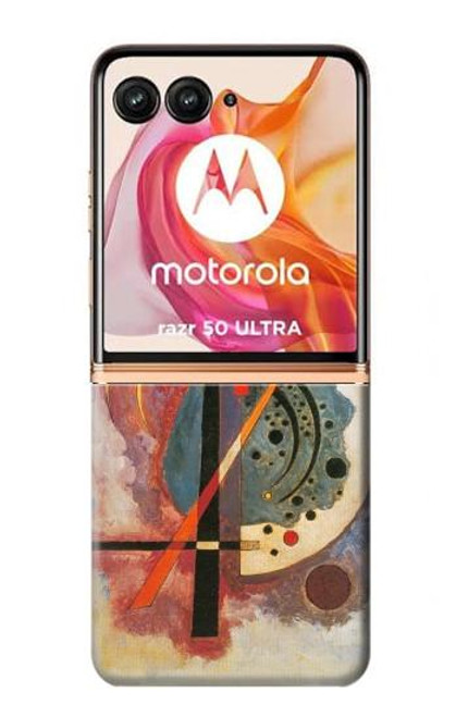 W3337 Wassily Kandinsky Hommage a Grohmann Hard Case and Leather Flip Case For Motorola Razr 50 Ultra