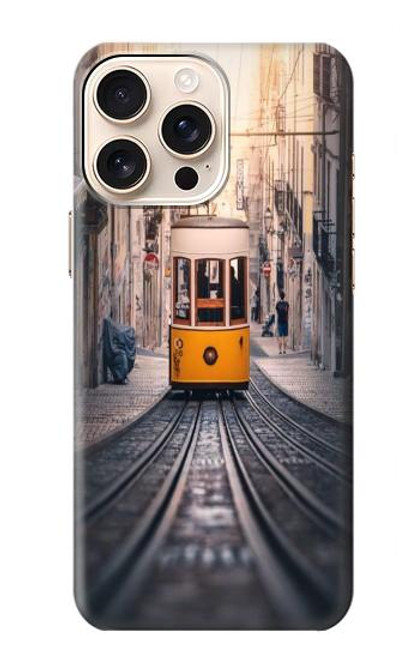 W3867 Trams in Lisbon Hard Case and Leather Flip Case For iPhone 16 pro