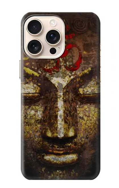 W3874 Buddha Face Ohm Symbol Hard Case and Leather Flip Case For iPhone 16 pro