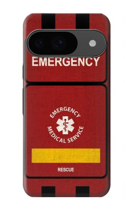 W3957 Emergency Medical Service Hard Case and Leather Flip Case For Google Pixel 9