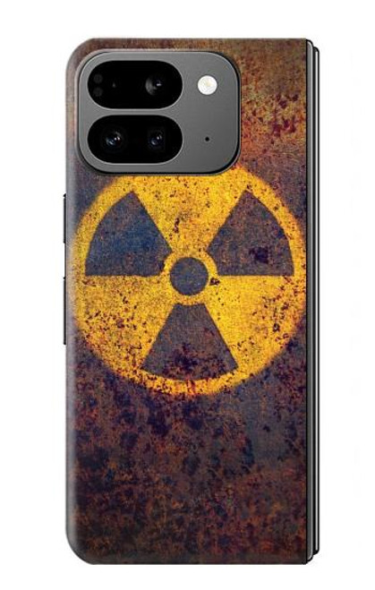 W3892 Nuclear Hazard Hard Case and Leather Flip Case For Google Pixel 9 Pro Fold