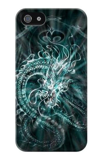 W1006 Digital Chinese Dragon Hard Case and Leather Flip Case For iPhone 5 5S SE