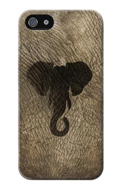 W2516 Elephant Skin Graphic Printed Hard Case and Leather Flip Case For iPhone 5 5S SE