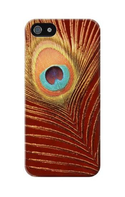 W0512 Peacock Hard Case and Leather Flip Case For iPhone 5C