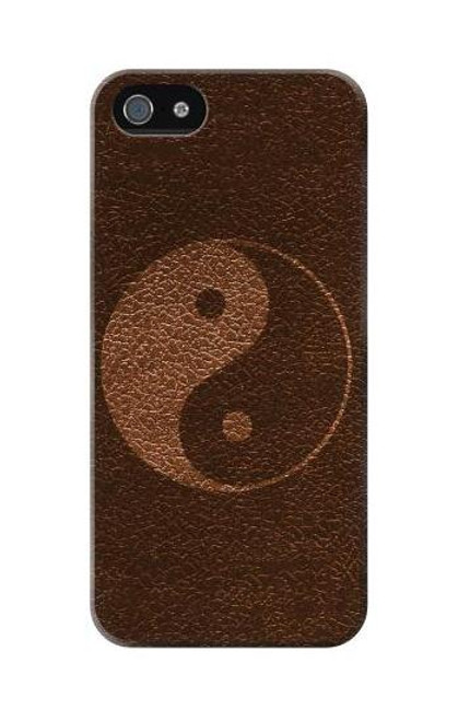 W0825 Taoism Yin Yang Hard Case and Leather Flip Case For iPhone 5C