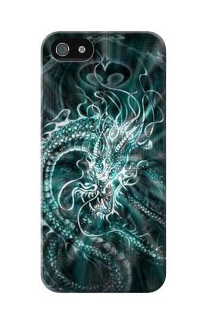 W1006 Digital Chinese Dragon Hard Case and Leather Flip Case For iPhone 5C