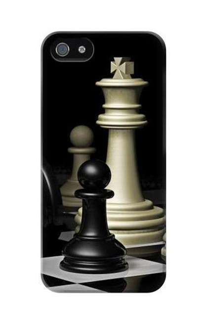 W2262 Chess King Hard Case and Leather Flip Case For iPhone 5C