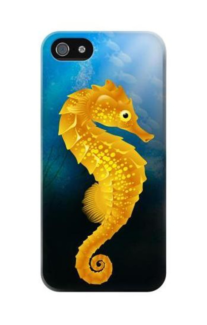 W2444 Seahorse Underwater World Hard Case and Leather Flip Case For iPhone 5C