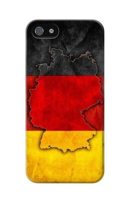 W2935 Germany Flag Map Hard Case and Leather Flip Case For iPhone 5C