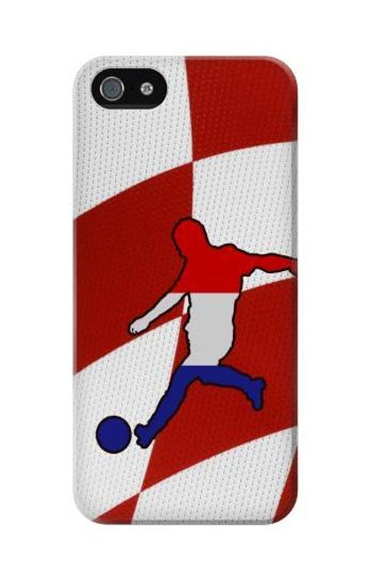 W2993 Croatia Football Soccer Euro 2016 Hard Case and Leather Flip Case For iPhone 5C