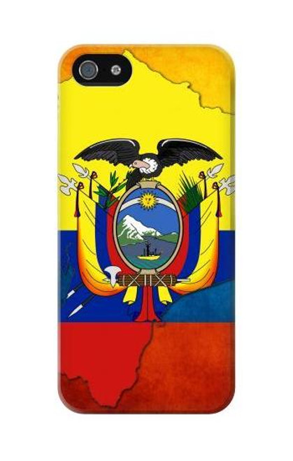 W3020 Ecuador Flag Hard Case and Leather Flip Case For iPhone 5C