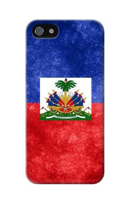 W3022 Haiti Flag Hard Case and Leather Flip Case For iPhone 5C