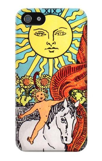 W0565 Tarot Sun Hard Case and Leather Flip Case For iPhone 4 4S