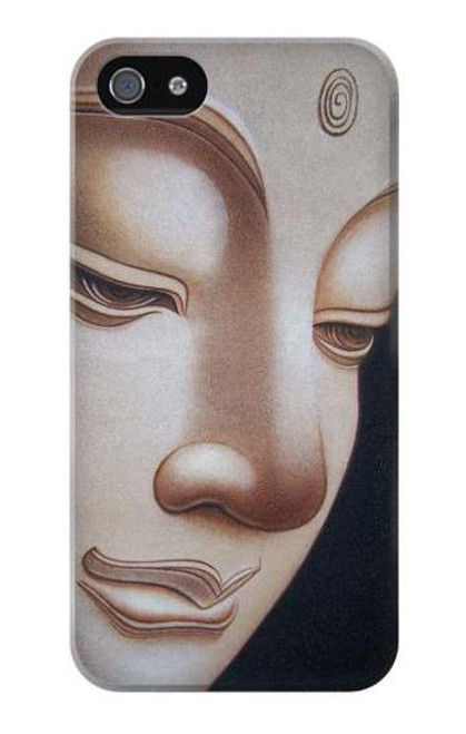 W1255 Buddha Face Hard Case and Leather Flip Case For iPhone 4 4S