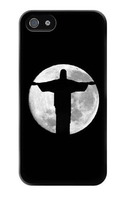 W2511 Jesus Statue Christ Rio de Janeiro Hard Case and Leather Flip Case For iPhone 4 4S